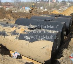 Резервуары горизонтальные стальные подземные РГСп